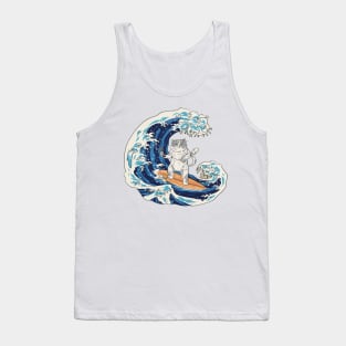 Cat Surfing Tank Top